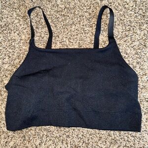 Aerie ribbed black sports bra, XL, like new